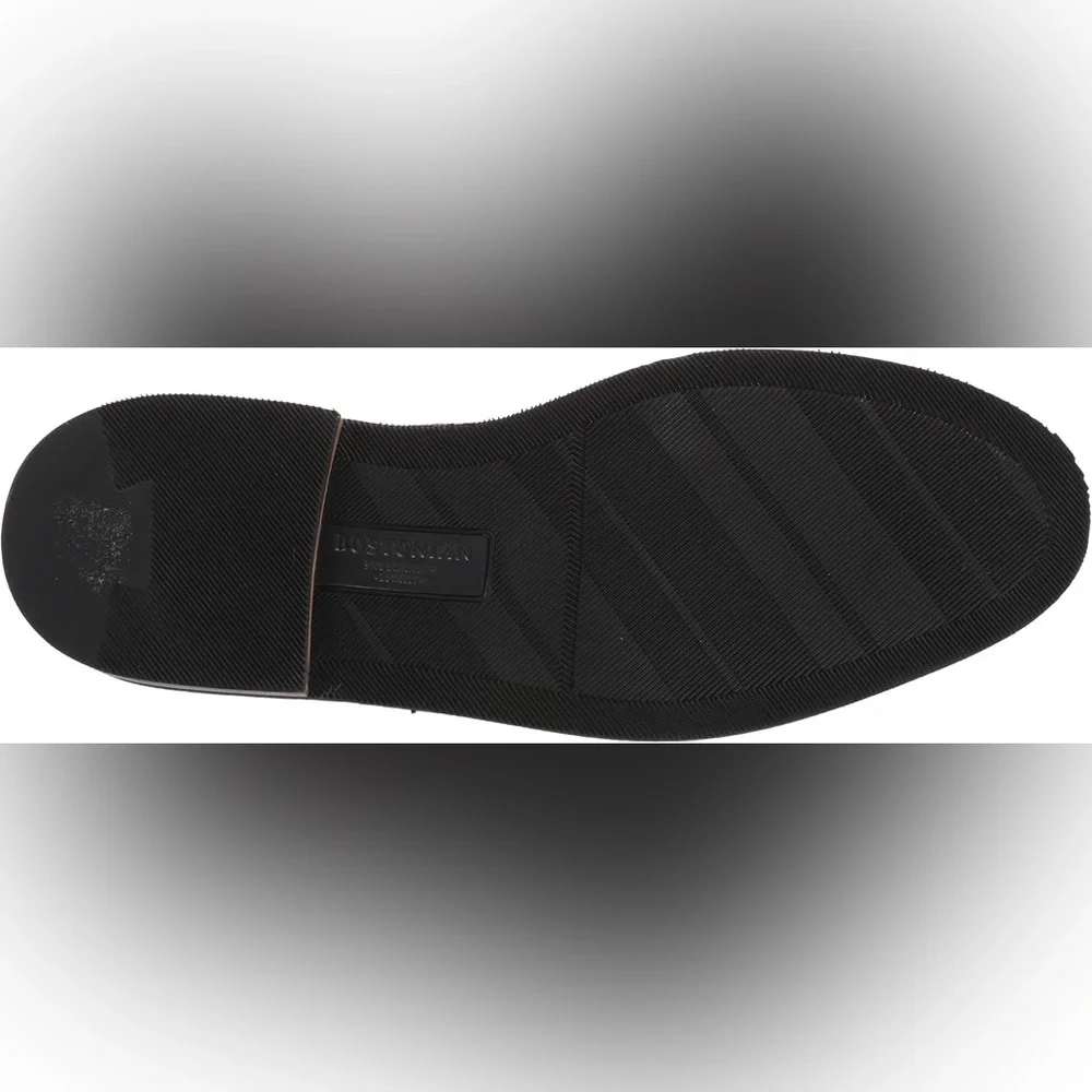 BOSTONIAN Men's Dezmin Plain Oxford Casual Dress Black Grey Wool Shoe Size 11